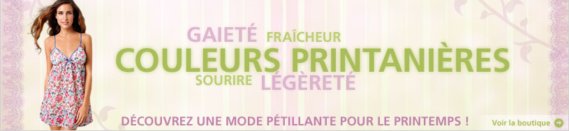 Découvrez une mode pétillante pour le printemps !
